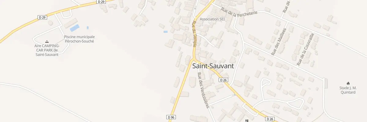Plan du 6 Rue du Temple à Saint-Sauvant