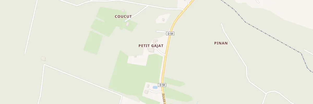 Plan du 23 Rte d’Arx à Baudignan