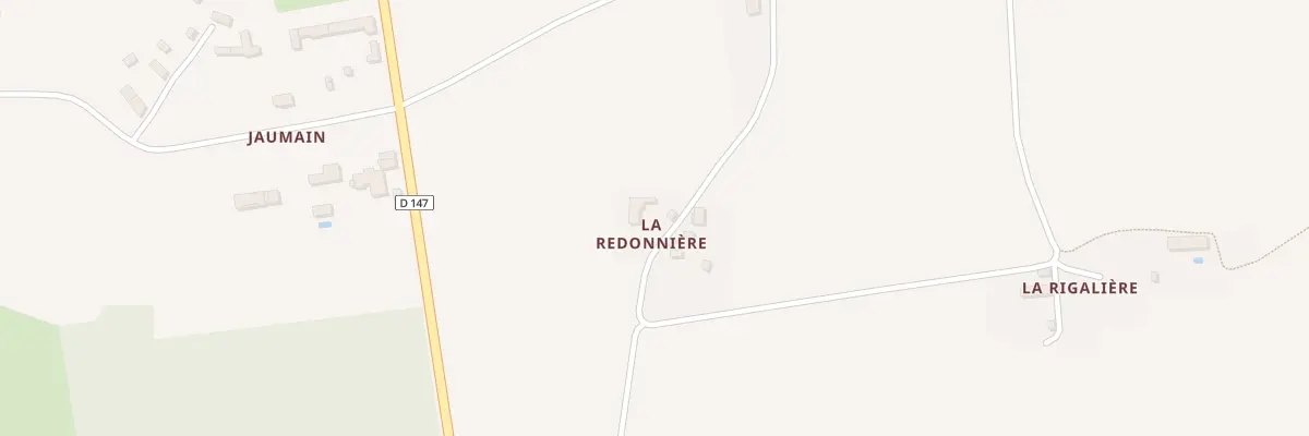 Plan du 3 La Redonnière à Roiffé