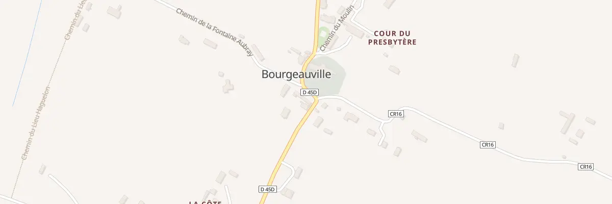 Plan du 124 Rte de l’Église Saint-Martin à Bourgeauville