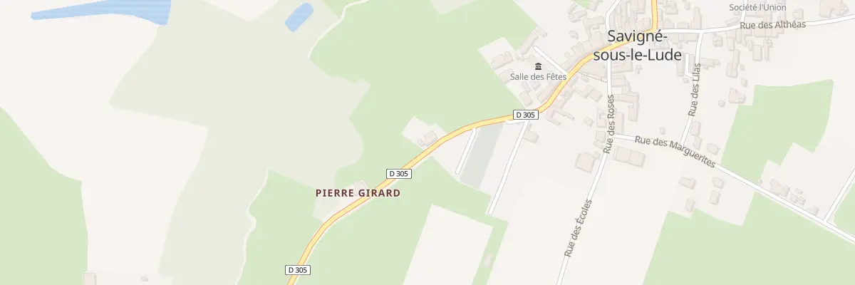 Plan du 6 Rue des Pensees à Savigné-sous-le-Lude