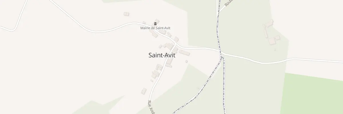 Plan du 17 Rue Andre Martin à Saint-Avit