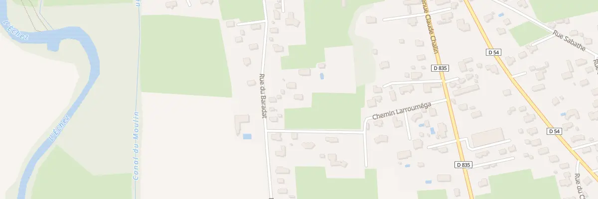 Plan du 39B Rue du Baradat à Vic-en-Bigorre