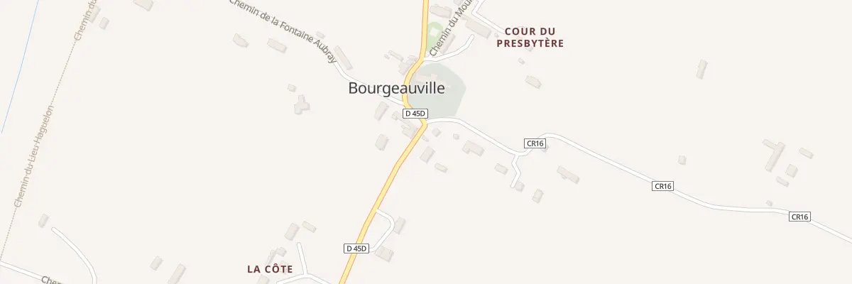 Plan du 5037 Le Bourg à Bourgeauville