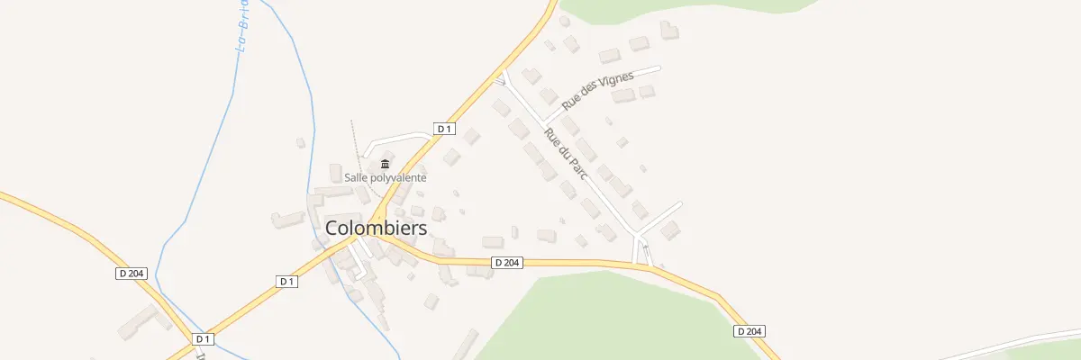 Plan du 8 Rue du Parc à Colombiers