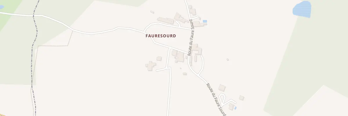 Plan du 190 Faure Sourd à Montcaret