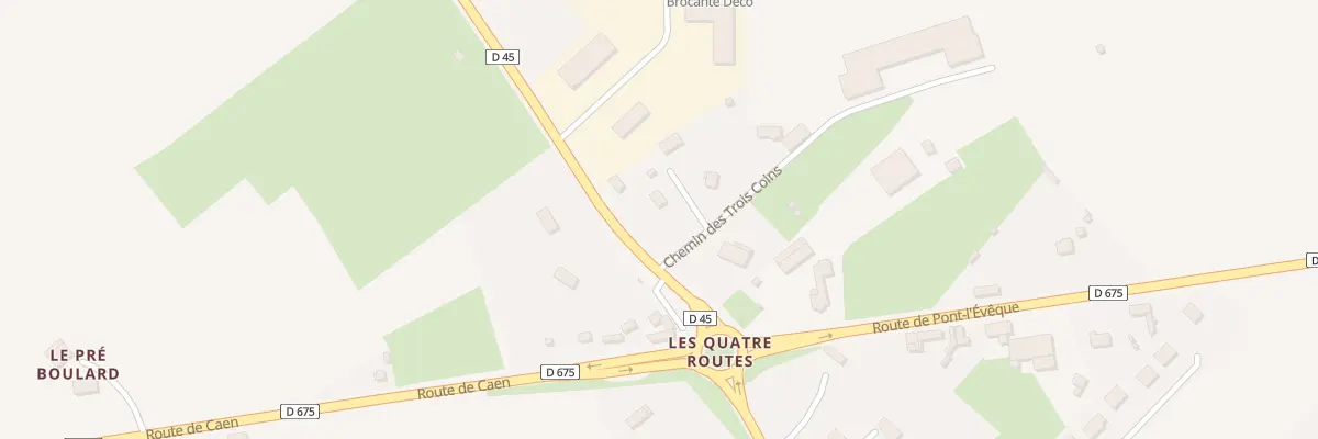 Plan du 5186 Les Quatre Routes à Annebault