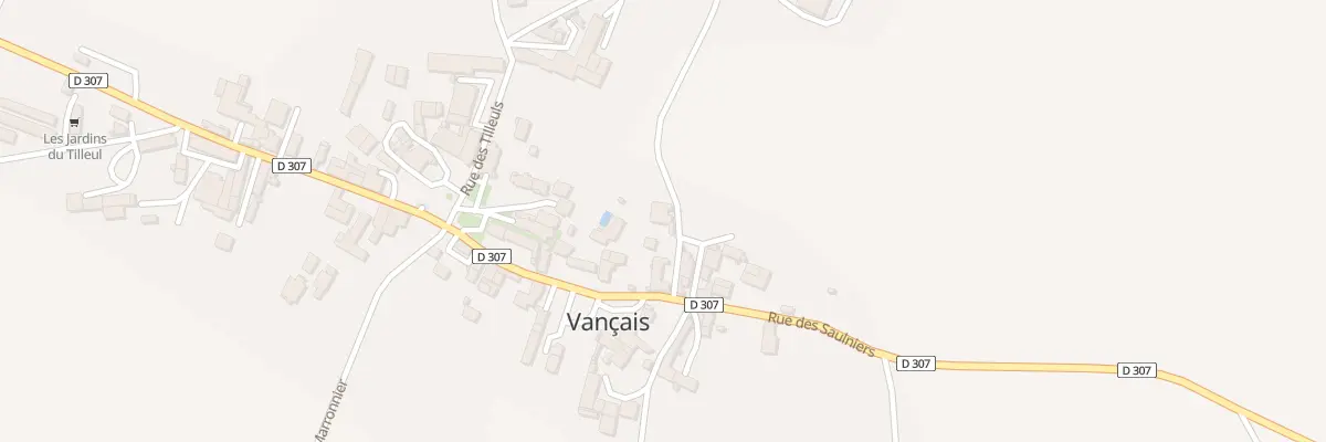 Plan du 3 Rue des Patureaux à Vançais