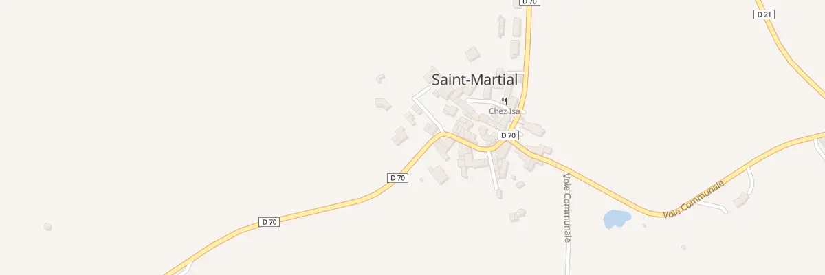 Plan du 6015 Le Bourg à Saint-Martial