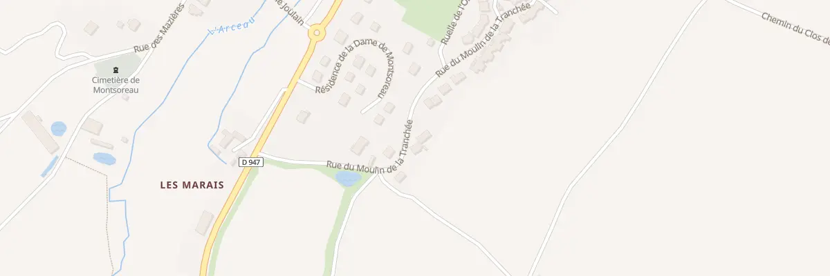 Plan du 48 Rue du Moulin de la Tranchée à Montsoreau