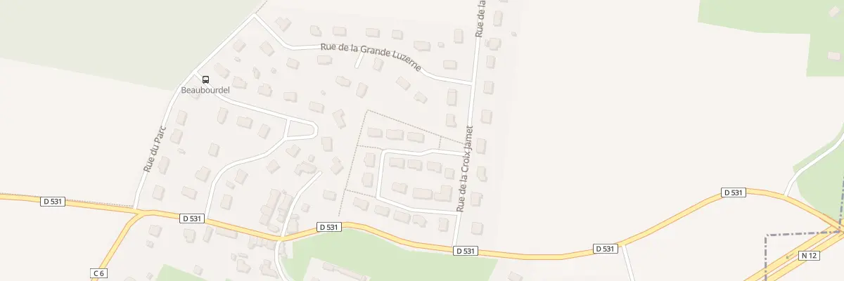 Plan du 19 Rue des Bleuets à Lonrai