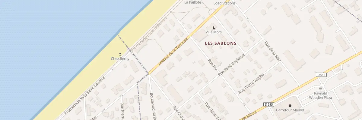 Plan du 16 Av de la Terrasse à Tourgéville