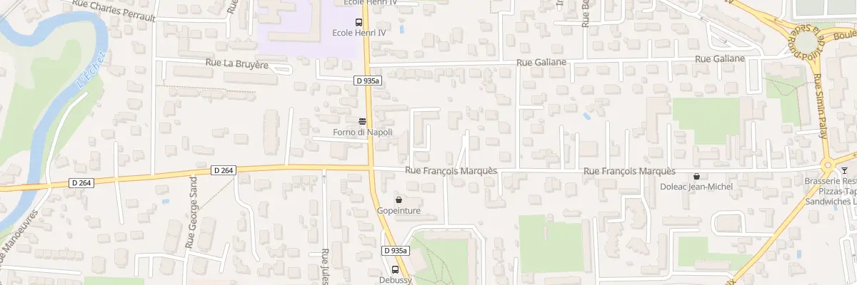 Plan du 37 Rue François Marquès à Tarbes