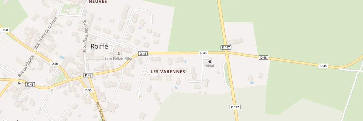 Plan du 20B Rue des Commercants à Roiffé