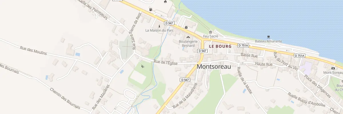 Plan du 5235 Rue de l’Eglise à Montsoreau