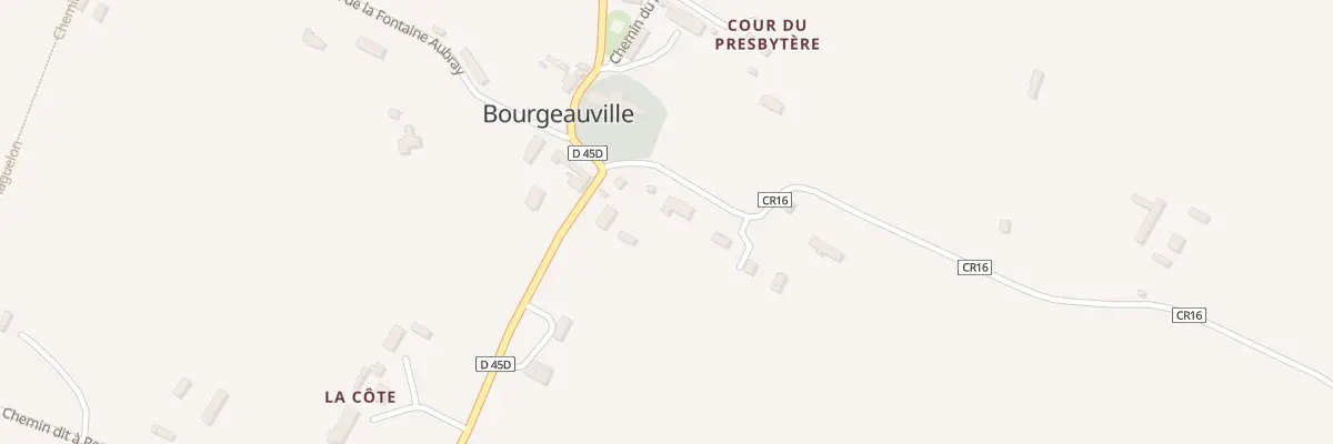 Plan du 50 Che du Chêne aux Dames à Bourgeauville