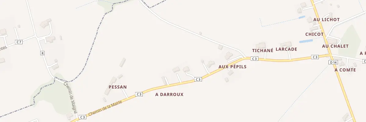 Plan du 5056 Aux Pepils à Saint-Aunix-Lengros