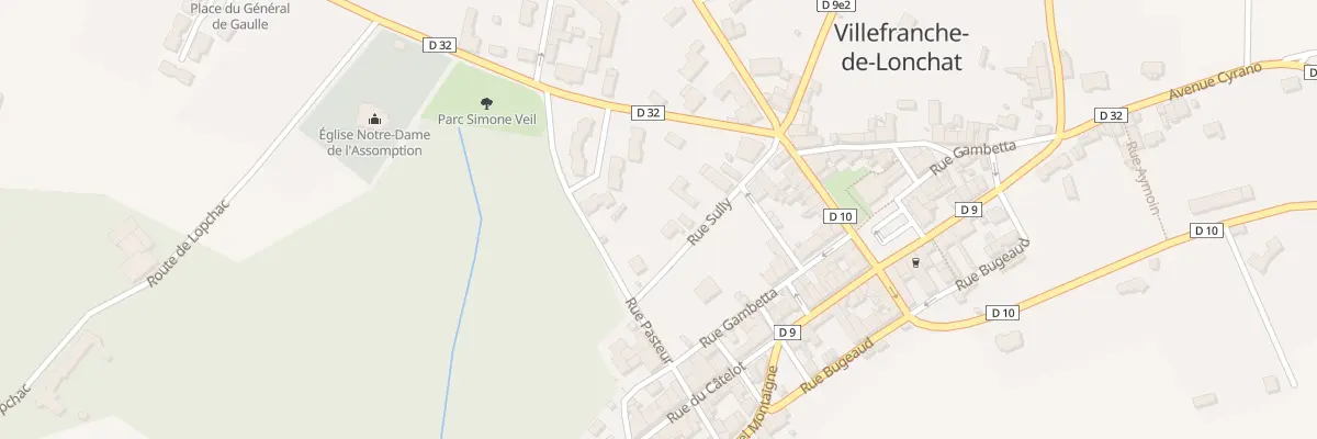 Plan du 5 Rue Sully à Villefranche-de-Lonchat