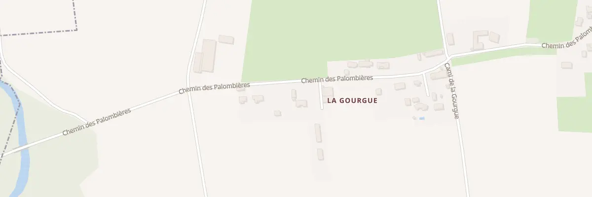 Plan du 47 Che des Palombières à Pujo