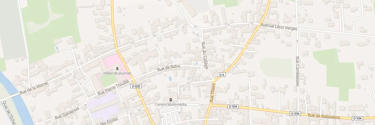 Plan du 25 Rue Baloc à Vic-en-Bigorre