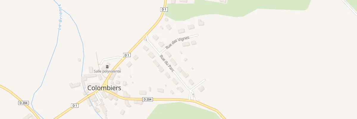 Plan du 3 Rue du Parc à Colombiers