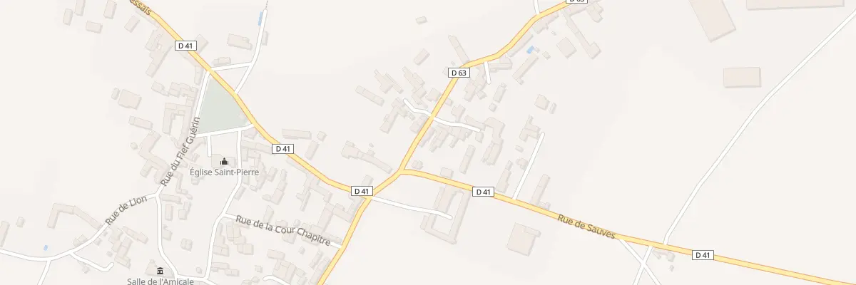 Plan du 1 Rue de Sauves à Saint-Jean-de-Sauves