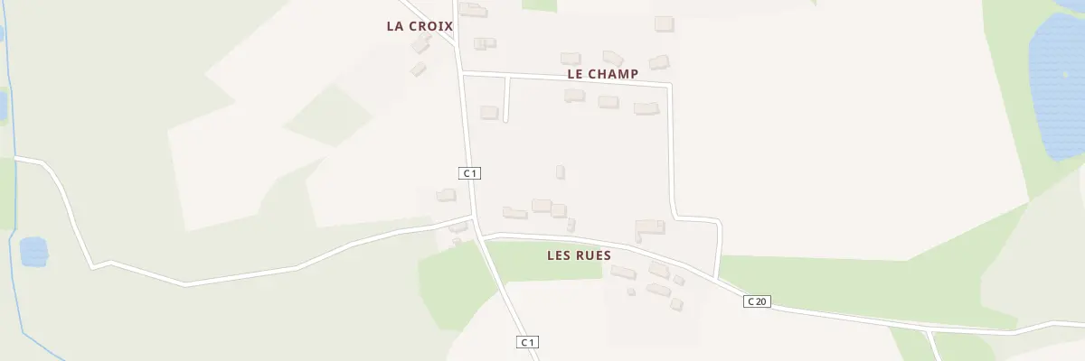 Plan du 5043 Les Rues à Saint-Jean-de-la-Motte