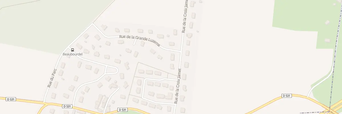 Plan du 3 Rue de la Croix Jamet à Lonrai