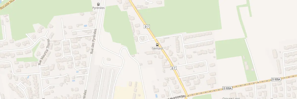 Plan du 68 Rue Pierre Sémard à Bordères-sur-l’Échez