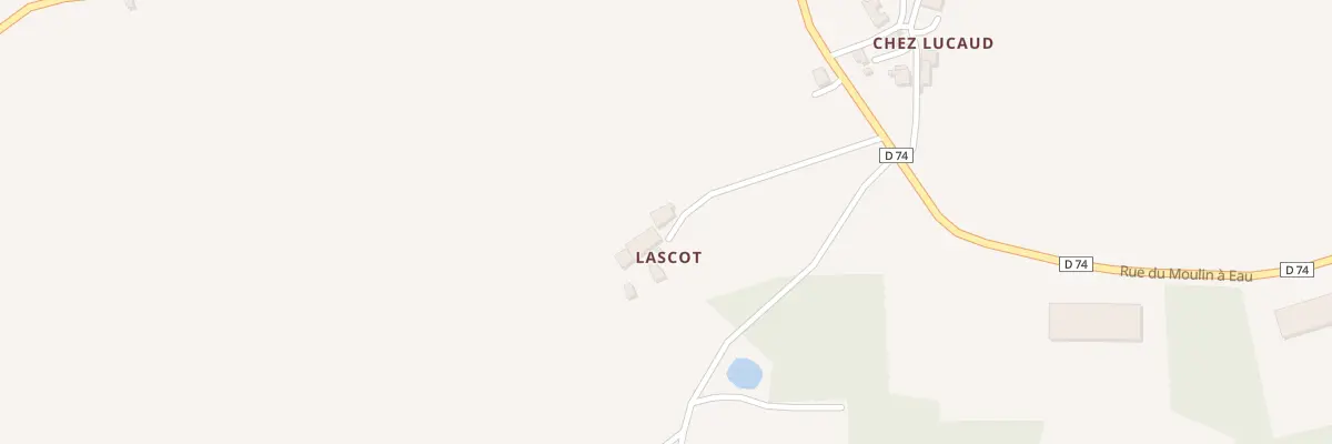 Plan du 5025 Chez Lascot à Nonac