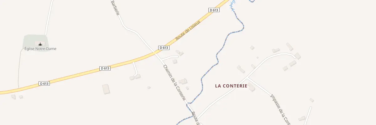 Plan du 5027 La Conterie à Notre-Dame-de-Livaye