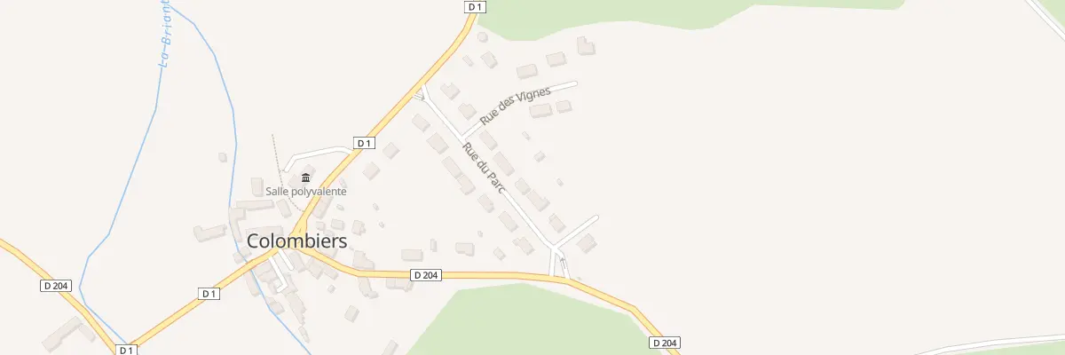 Plan du 5 Rue du Parc à Colombiers