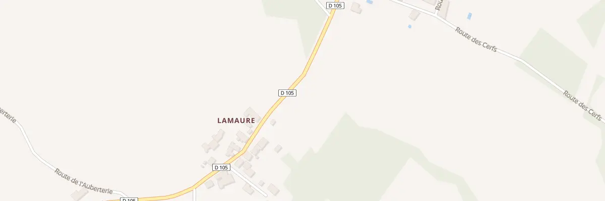Plan du 33 Lamaure à Parcoul-Chenaud