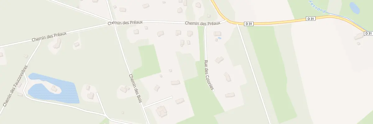 Plan du 7 Che des Preaux à Cérans-Foulletourte