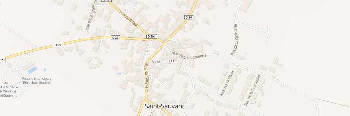 Plan du 2 Rue de la Percheterie à Saint-Sauvant