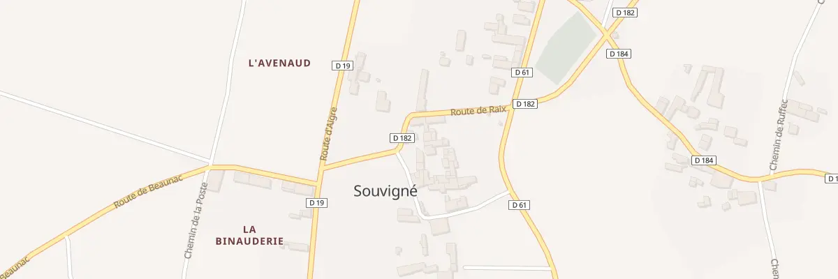 Plan du 4 Rte de Raix à Souvigné