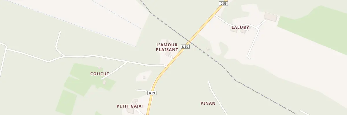 Plan du 27 Rte d’Arx à Baudignan