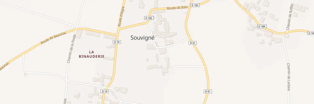 Plan du 1 Imp des Charrières à Souvigné