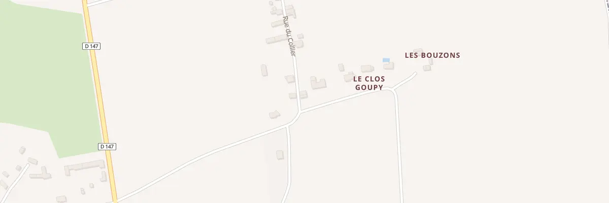 Plan du 2 Rue du Collier à Roiffé
