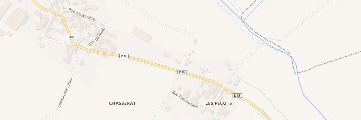 Plan du 10 Rte d’Aigre à Ambérac