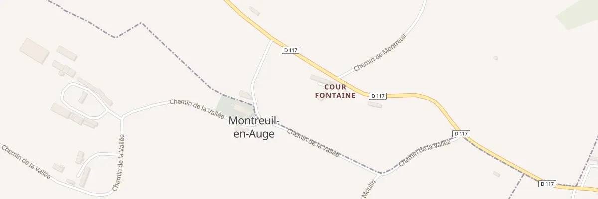 Plan du 1904 Rte de la Roque-Baignard à Léaupartie