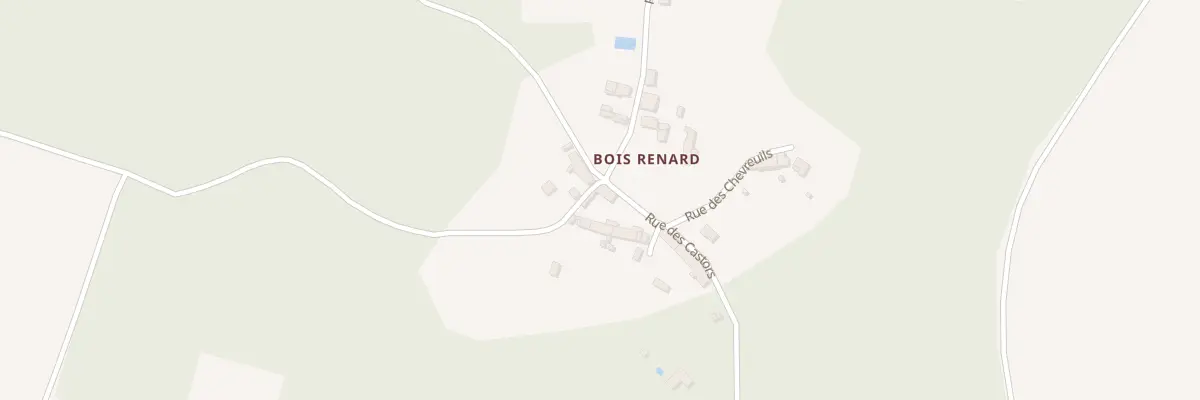 Plan du 5 Rue des Castors Bois-Renard à Lorigné