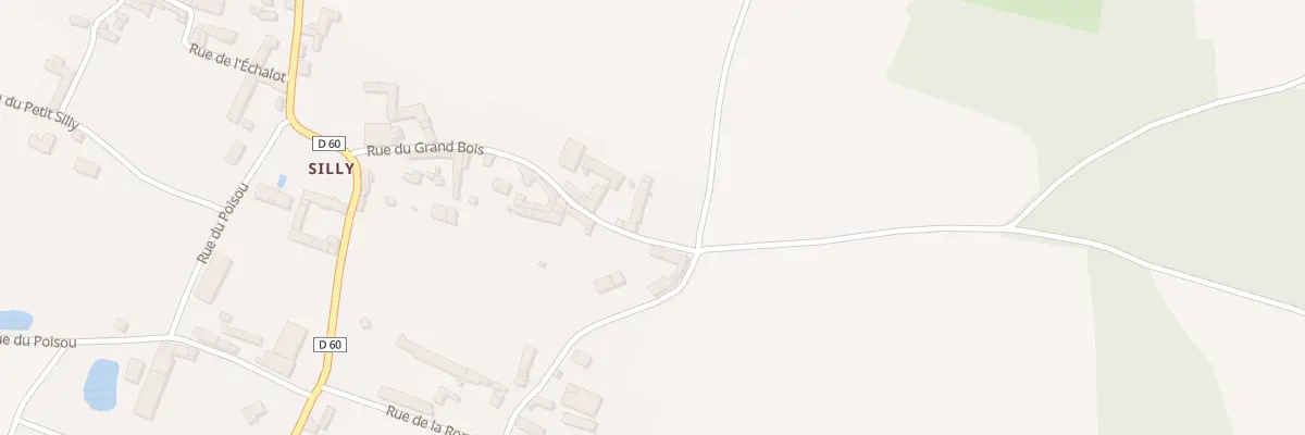 Plan du 5 Rue du Grand Bois à Mouterre-Silly