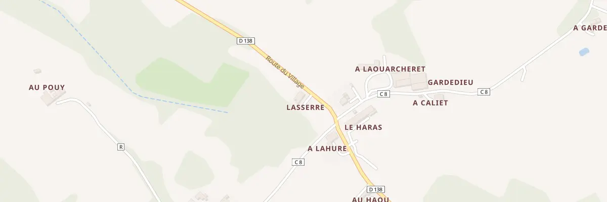 Plan du 5051 A Lasserre à Lasserrade