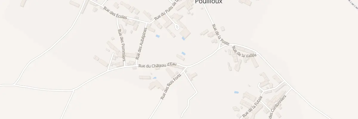 Plan du 2 Rue du Château d’Eau à La Chapelle-Pouilloux