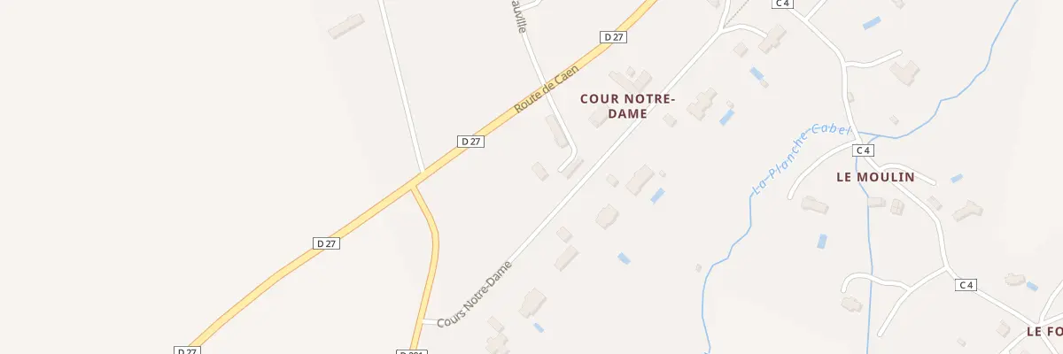 Plan du 5086 La Cour Notre Dame à Vauville