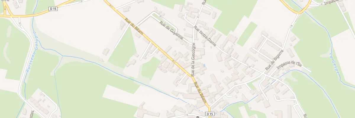 Plan du 11 Rue du Béarn à Odos