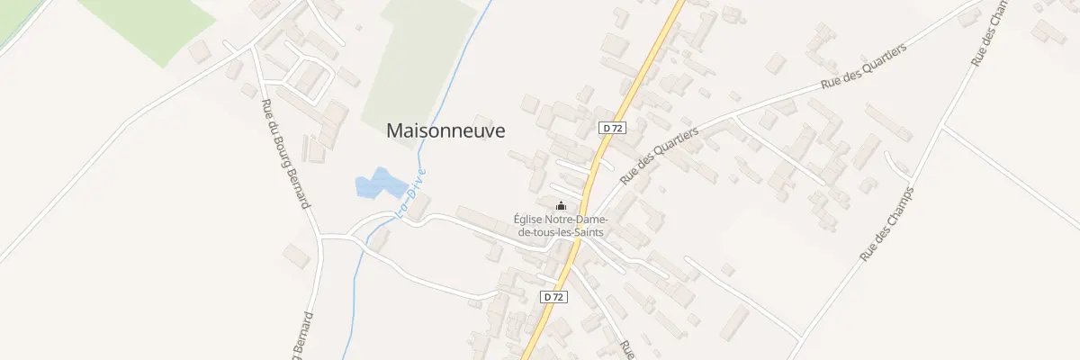 Plan du 3 Pl Eglise à Maisonneuve