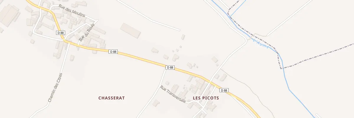 Plan du 8 Rte d’Aigre à Ambérac