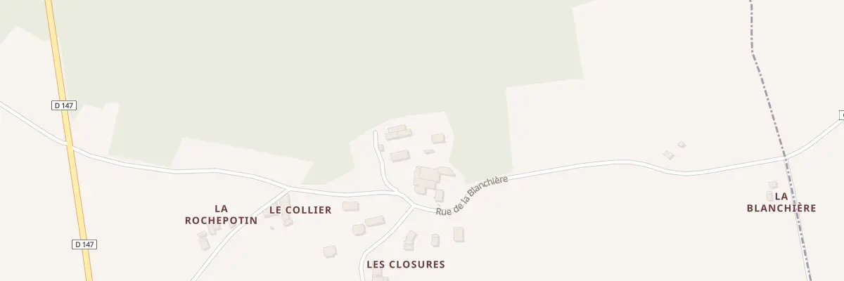 Plan du 1 Imp des Viviers à Roiffé